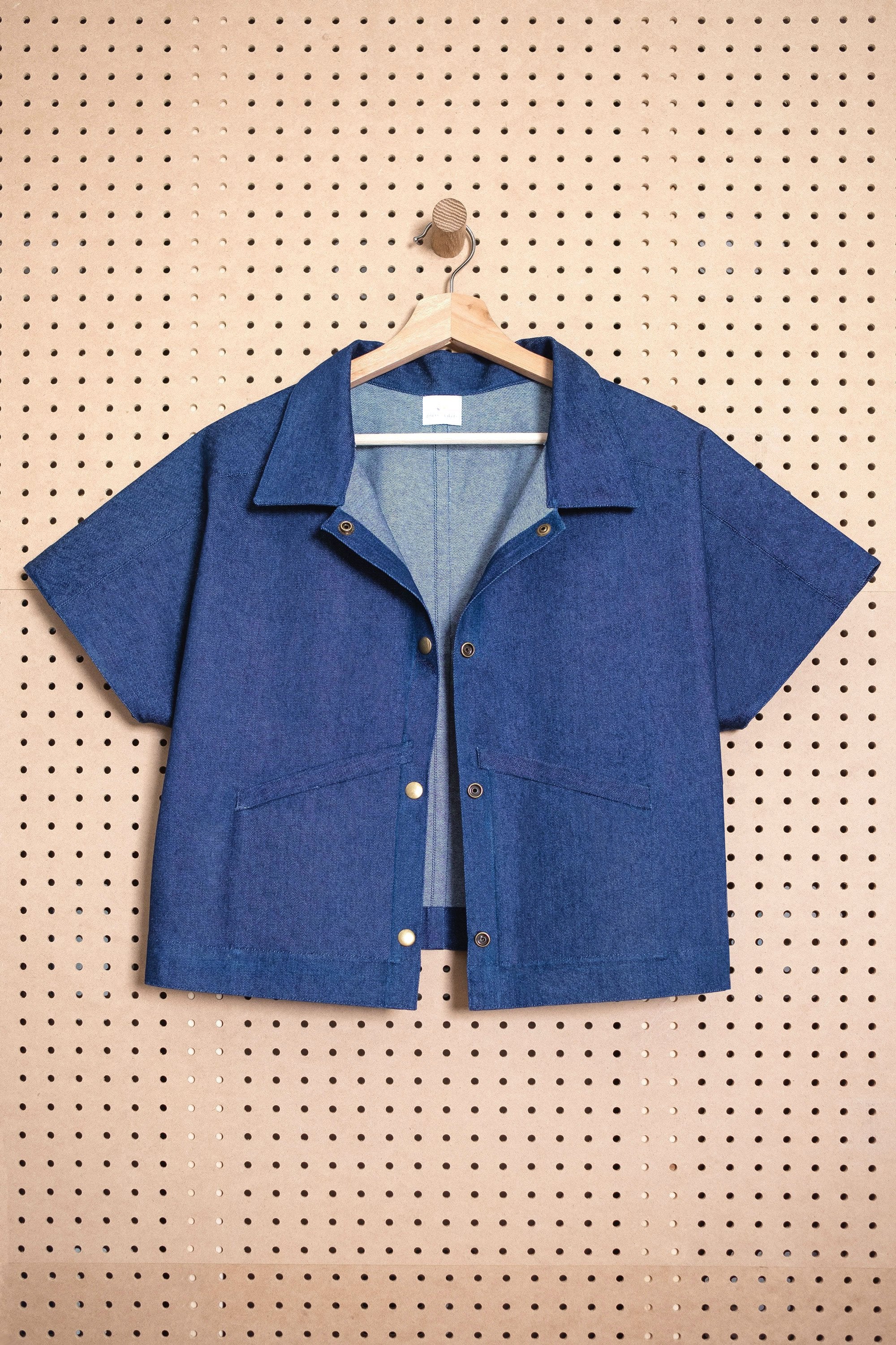 Deep Blue Overshirt – My Store